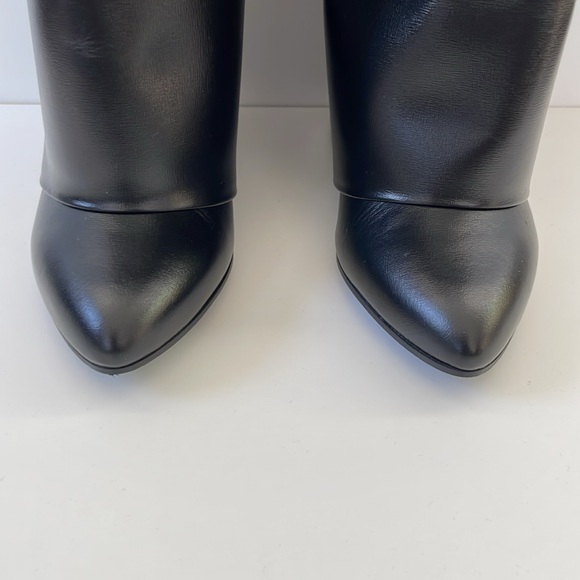 Givenchy Shark Lock Boots in Black Calf Leather size 38.5 - Picture 11 of 14